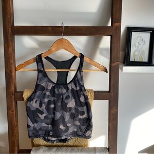 Athleta Charcoal Gym Top